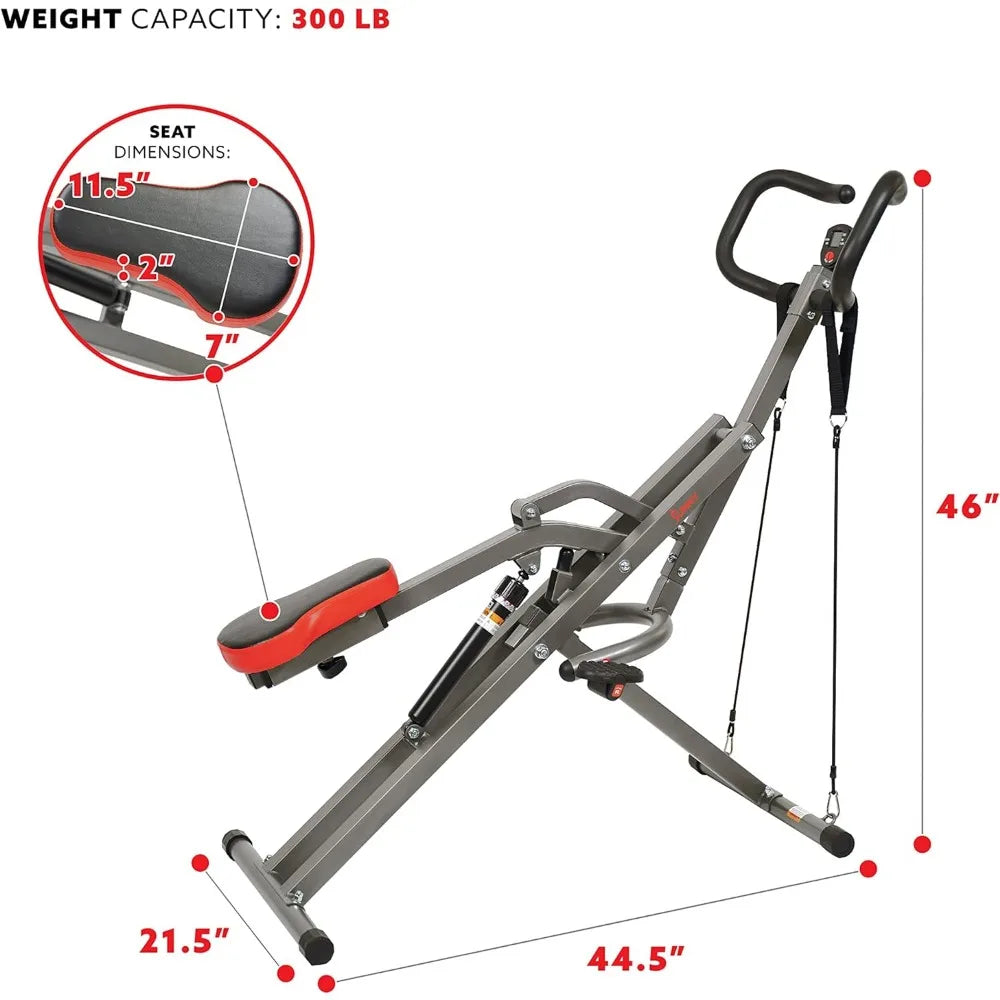 Full Body Combo Fitness Machine w/Resistance Bands,