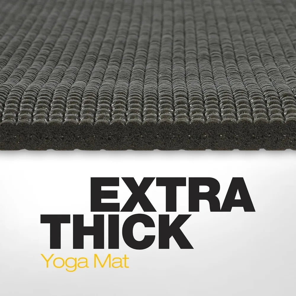 Extra Large Yoga Mat 8mm Extra Thick, Durable